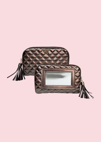 PurseN - Bronze Glam Makeup Case