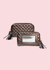 PurseN - Bronze Glam Makeup Case