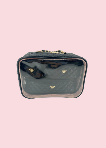 PurseN - Black Quilted Trio Jetsetter