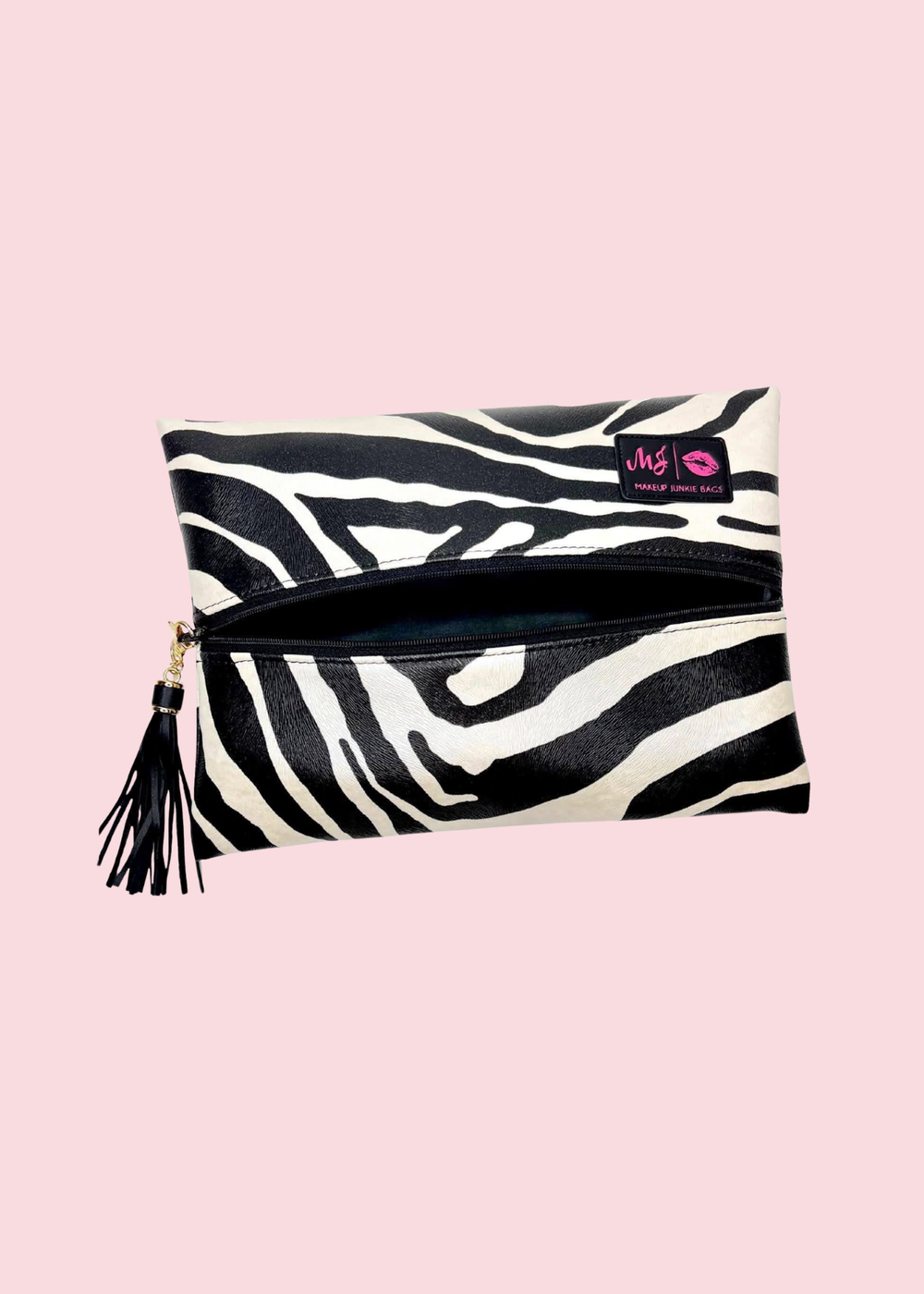Makeup Junkie Bags - Zebra Wilder Travel Bags [Pre-Order]