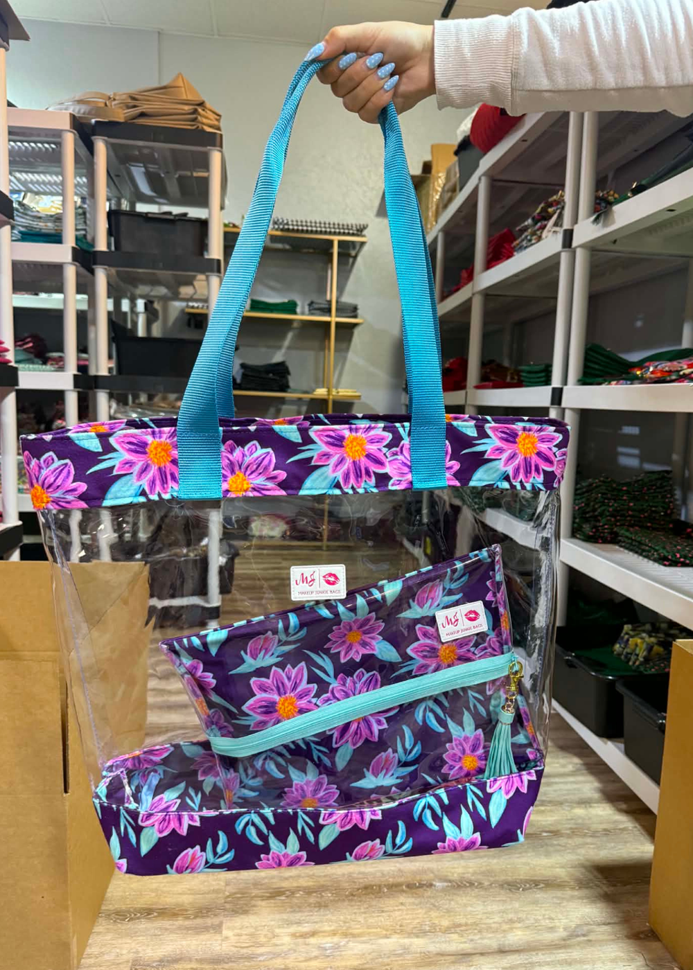 Makeup Junkie Bags - Tropic Glow Travel Bags [Pre-Order]