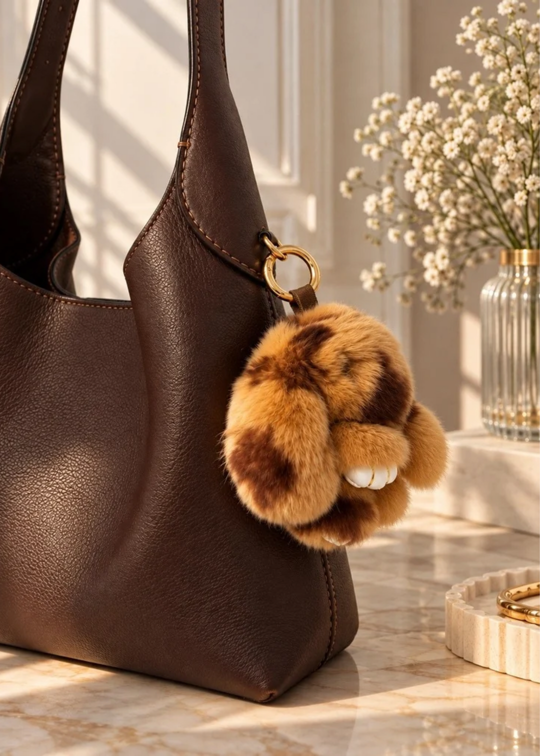 Glamfox - Fluffy Bunny Bag Charm [Pre-Order]