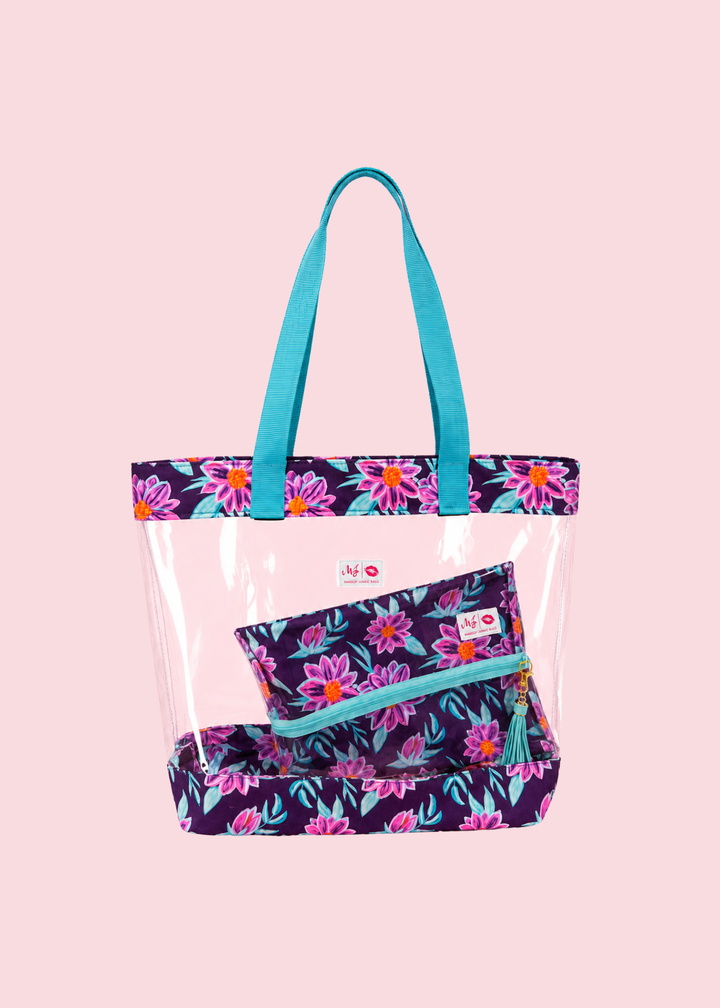 Makeup Junkie Bags - Tropic Glow Travel Bags [Pre-Order]