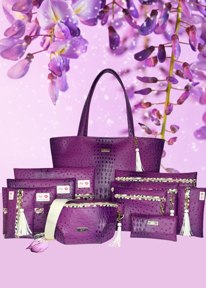 Makeup Junkie Bags - Wisteria Travel Bags [Pre-Order]