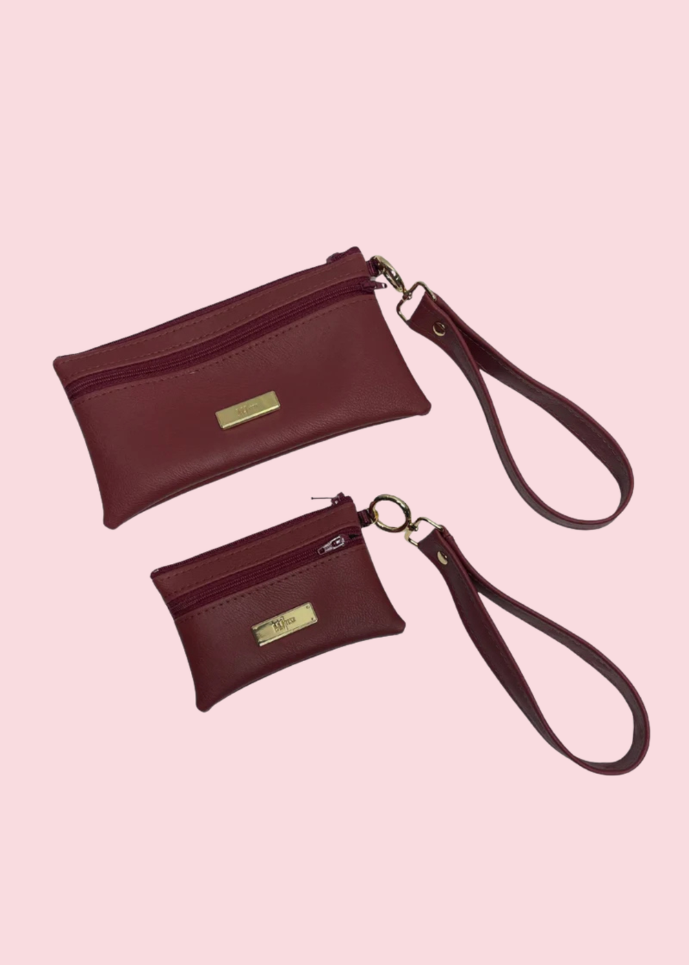 Makeup Junkie Bags - Wine About IT Luxe Demi Wristlet [Pre-Order]