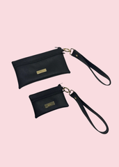 Makeup Junkie Bags - Noir Luxe Demi Wristlet [Pre-Order]