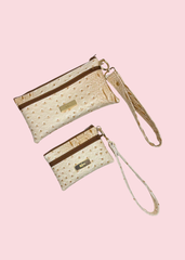 Makeup Junkie Bags - Dune Luxe Demi Wristlet [Pre-Order]