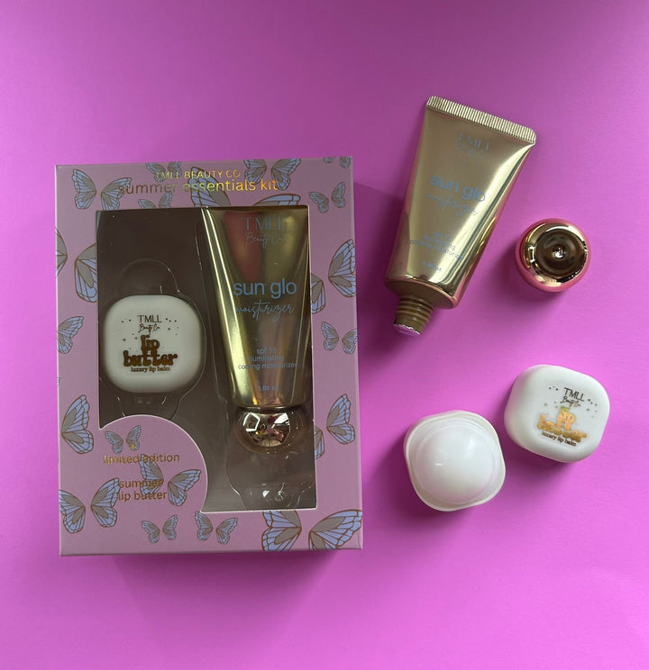 TMLL Beauty Co. - Summer Essentials Kit Cooling Sun Glo + Limited Edition Lip Butter
