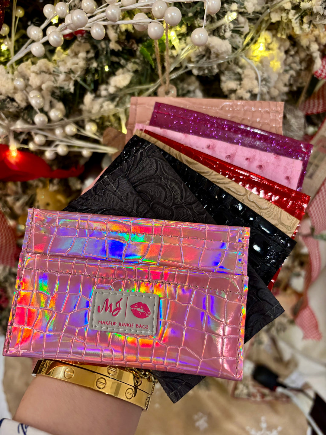 holographic card case Double Clear Sleeves Gift Card Holder For Collectible Photocards For Paper Crafts 10.57.51.5 cm. Card Holder Leather Case For
