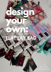 Makeup Junkie: Design-A-Bag - FANCY ZIPPER FLAT LAY BAG [Pre-Order]