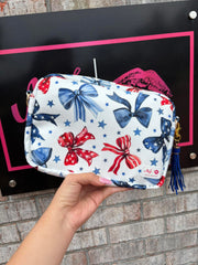 Makeup Junkie Bags - Bows Uptown [Ready to Ship ]