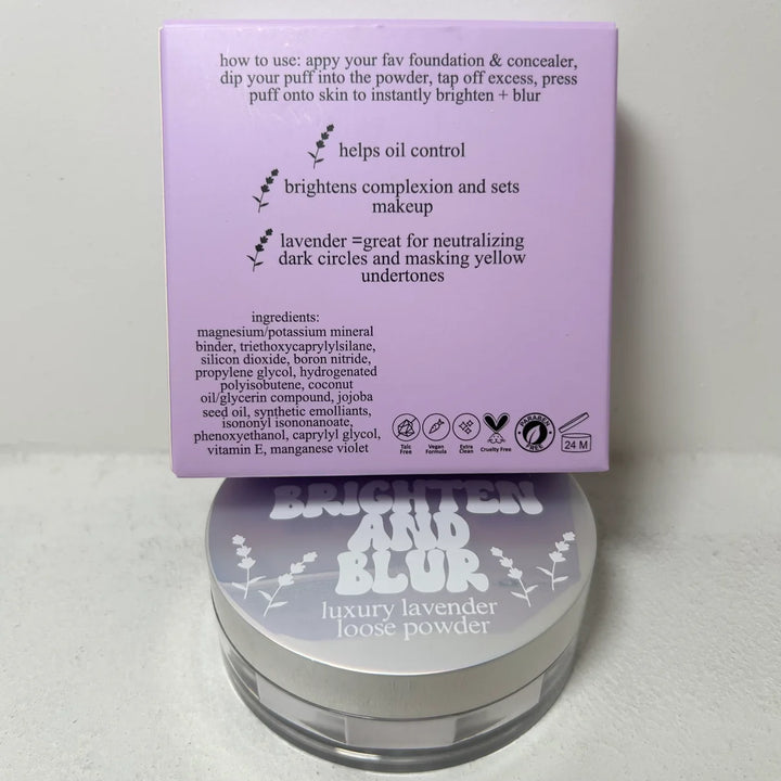 TMLL Beauty Co. - Brighten &amp; Blur Lavender Setting Powder [Pre-Order]