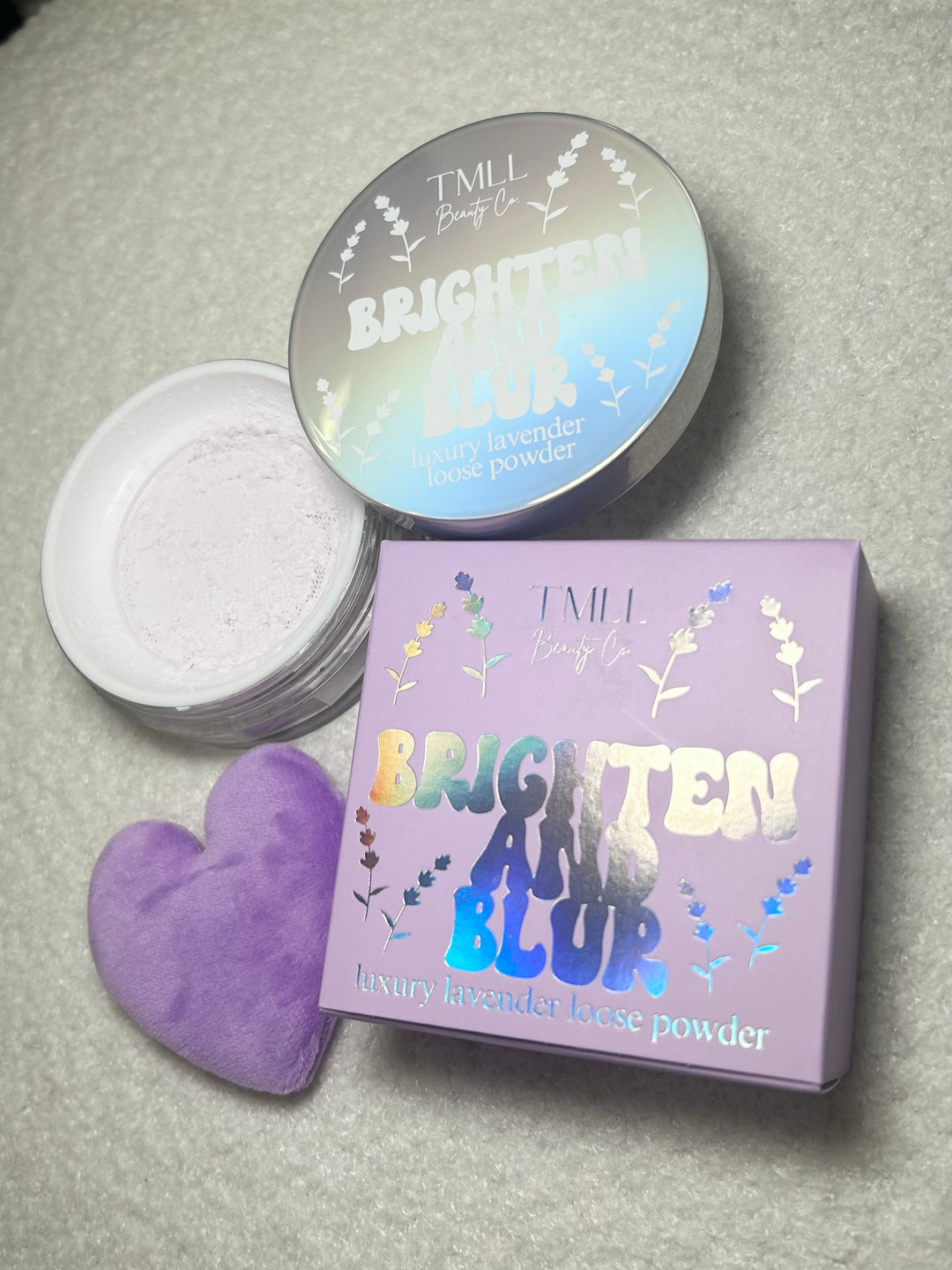 TMLL Beauty Co. - Brighten &amp; Blur Lavender Setting Powder