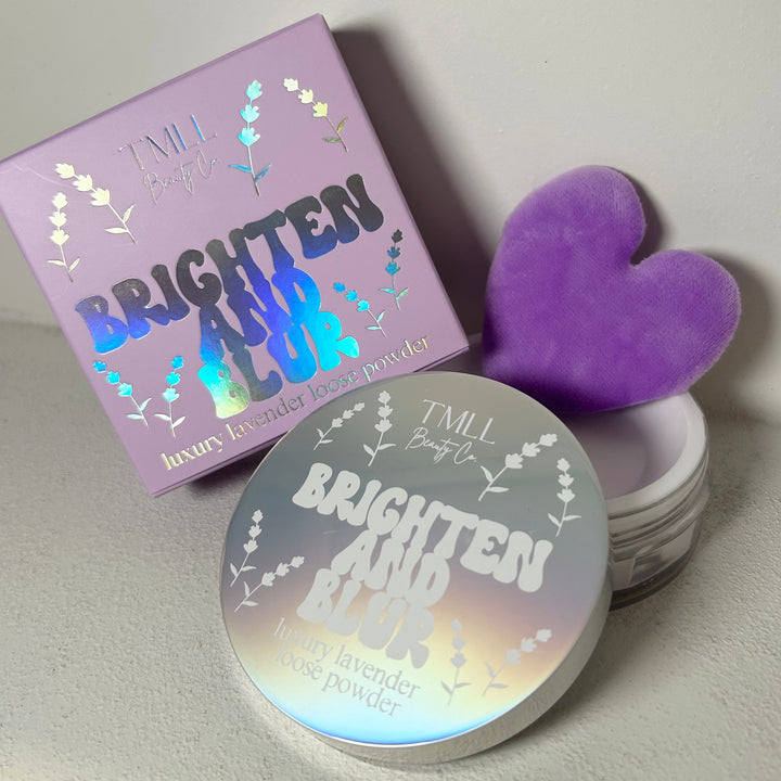 TMLL Beauty Co. - Brighten &amp; Blur Lavender Setting Powder