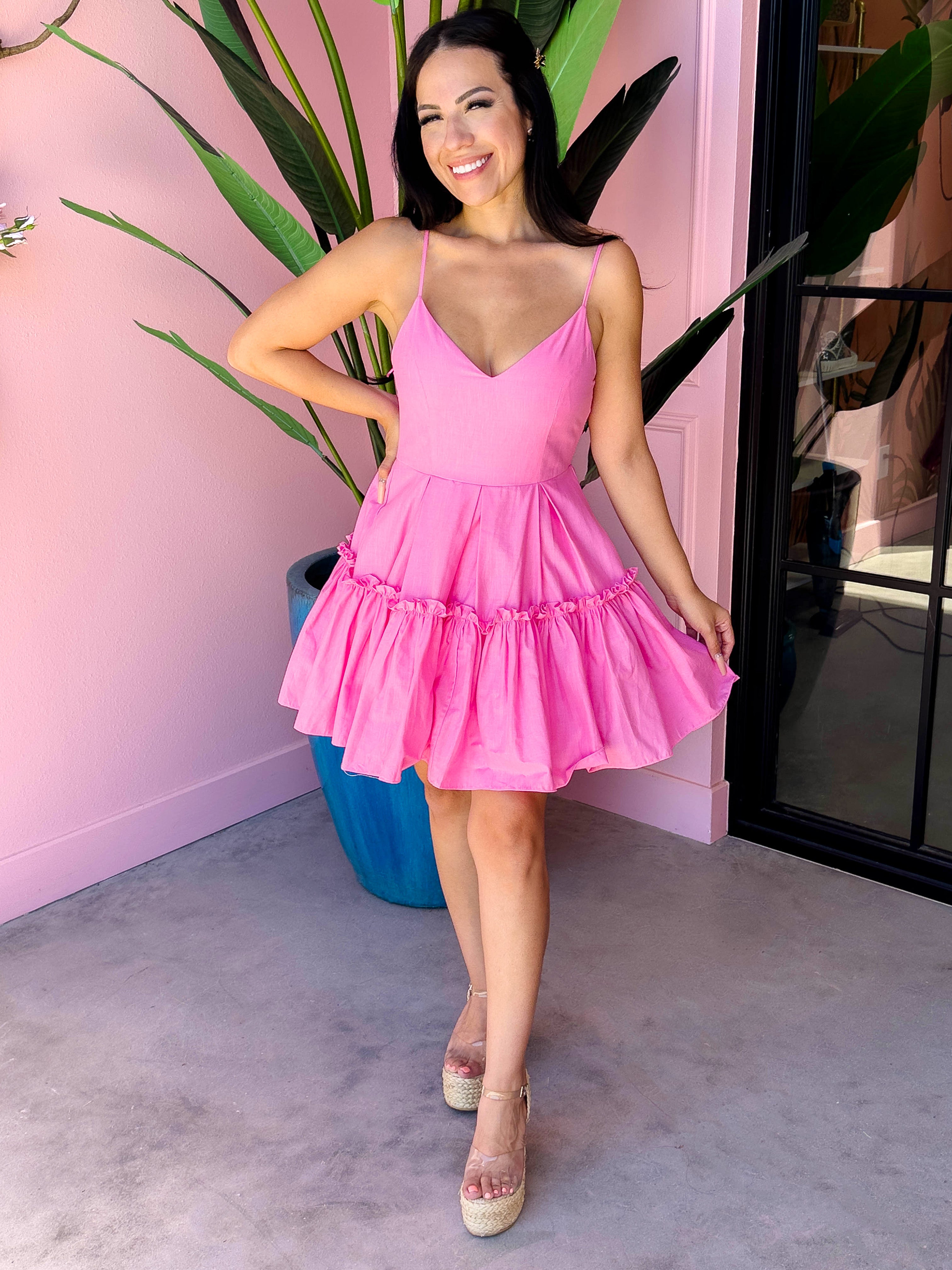 Glamfox - Pink Dreamz Dress – Glamfoxboutique.com