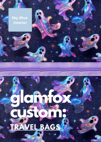 Makeup Junkie Bags - Glimmer Ghosts Travel Bags [Pre-Order] - Ships September