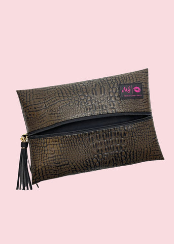Makeup Junkie Bags - Shade of Bronze Flat Lay [Pre-Order]