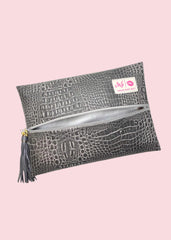 Makeup Junkie Bags - Shade of Charcoal Flat Lay [Pre-Order]