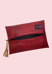 Makeup Junkie Bags - Shade of Maroon Flat Lay [Pre-Order]