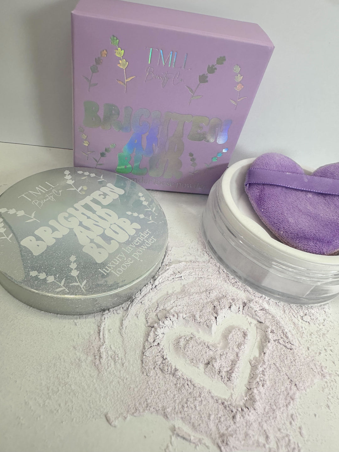 TMLL Beauty Co. - Brighten &amp; Blur Lavender Setting Powder