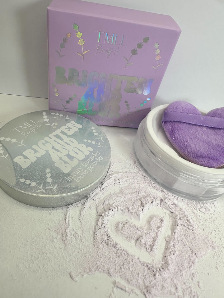 TMLL Beauty Co. - Brighten &amp; Blur Lavender Setting Powder