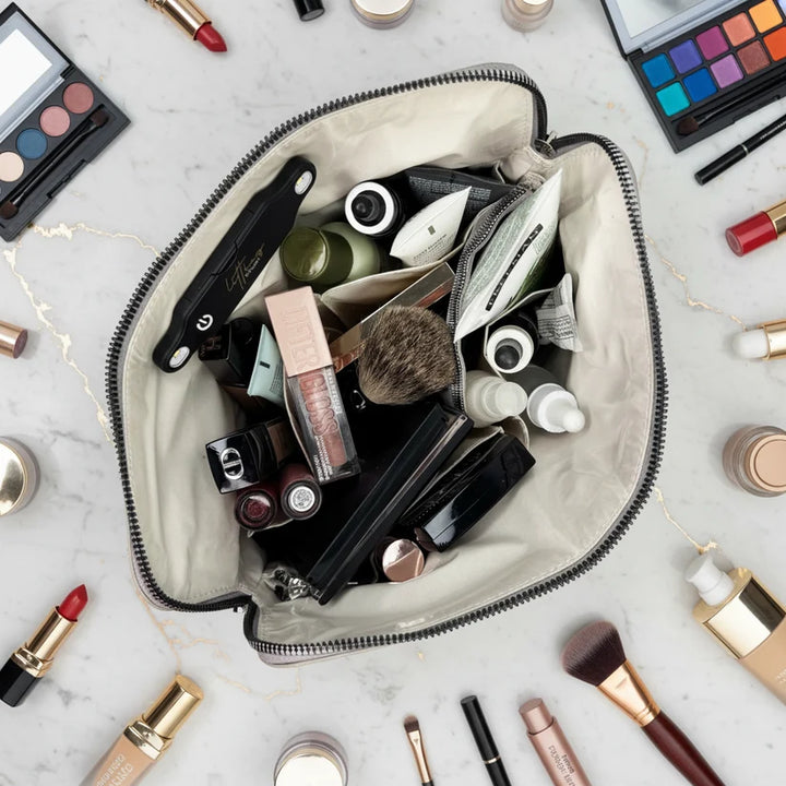 PurseN - Silver Python Litt Makeup Case [Pre-Order]