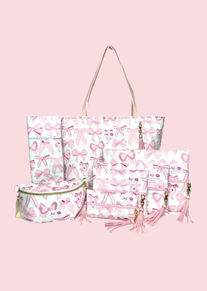 Makeup Junkie Bags - Bow Babe Travel Bags [Pre-Order]