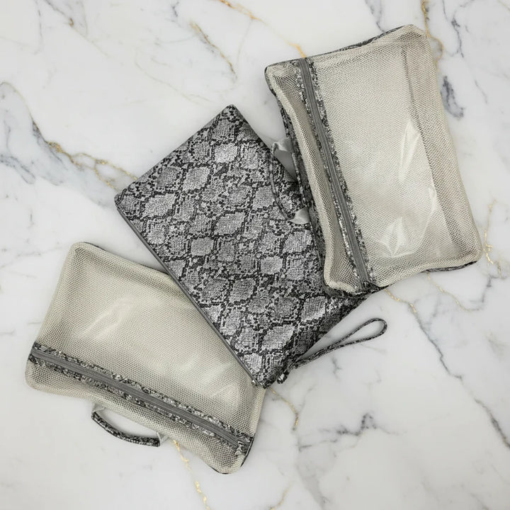 PurseN - Silver Python Signature VIP Duffel [Pre-Order]
