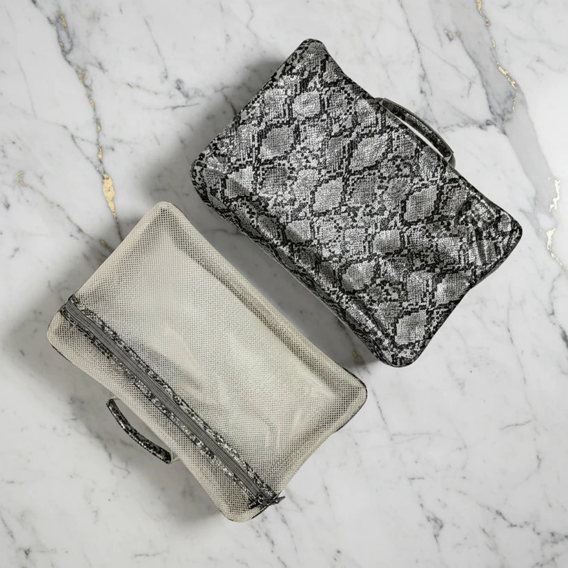 PurseN - Silver Python Signature VIP Duffel [Pre-Order]