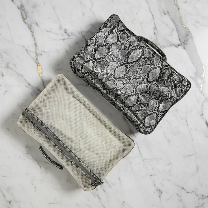 PurseN - Silver Python Signature VIP Duffel [Pre-Order]