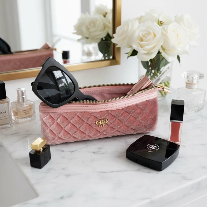 PurseN - Blush Velvet Sleek Stash Go-To-Case [Pre-Order]