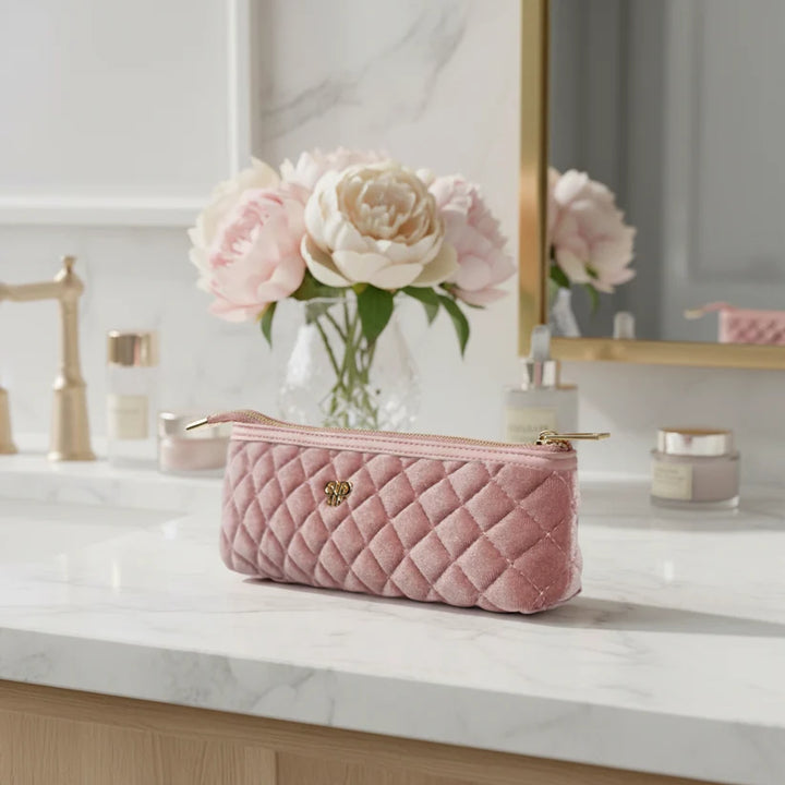 PurseN - Blush Velvet Sleek Stash Go-To-Case [Pre-Order]