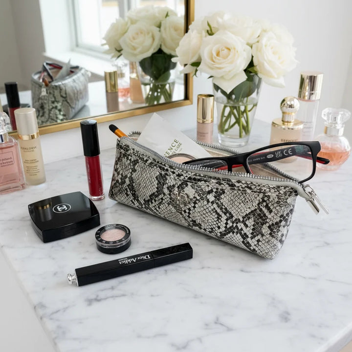 PurseN - Silver Python Sleek Stash Go-To-Case [Pre-Order]