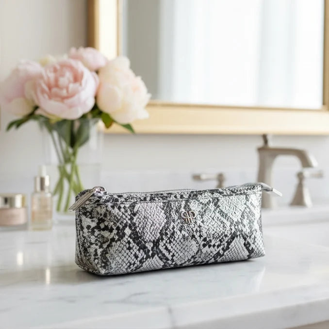 PurseN - Silver Python Sleek Stash Go-To-Case [Pre-Order]