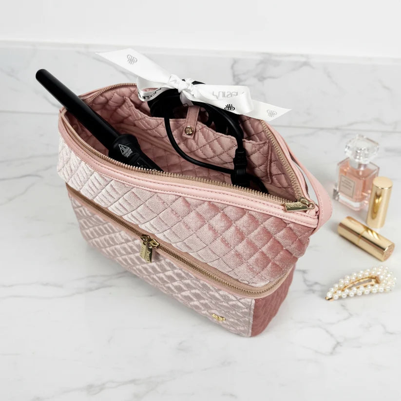 PurseN - Blush Velvet Stylist Travel Bag [Pre-Order]