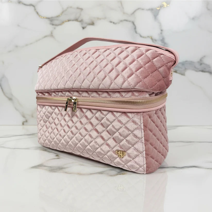 PurseN - Blush Velvet Stylist Travel Bag [Pre-Order]