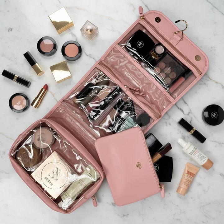 PurseN - Blush Velvet Classic Toiletry Case [Pre-Order]