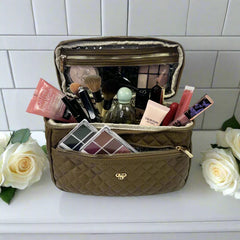 PurseN - Camel Classic Train Case