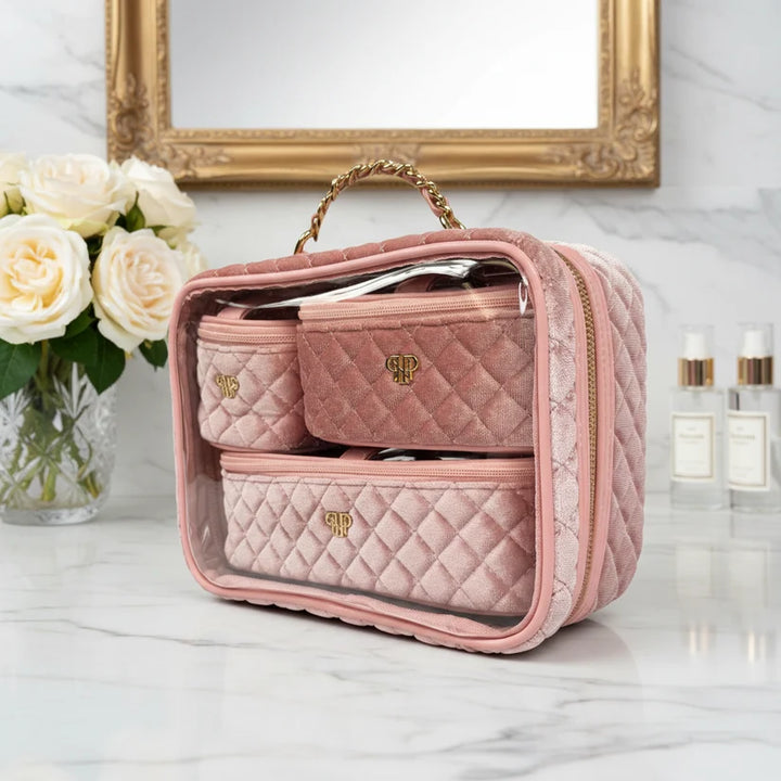 PurseN - Blush Velvet Trio Jet Setter [Pre-Order]