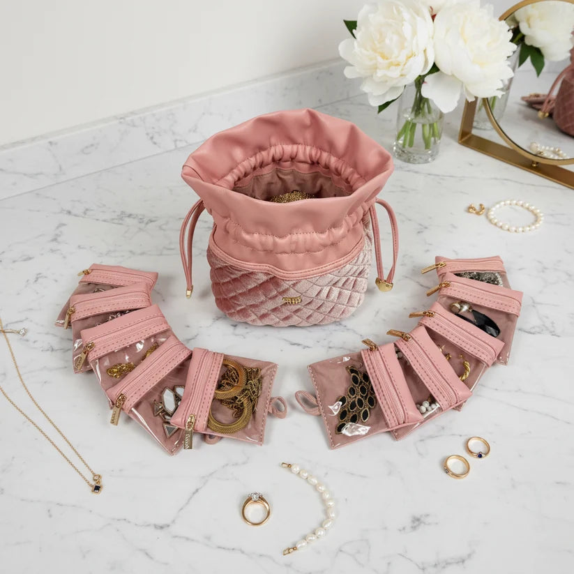 PurseN - Blush Velvet Ultra Jewelry Case [Pre-Order]