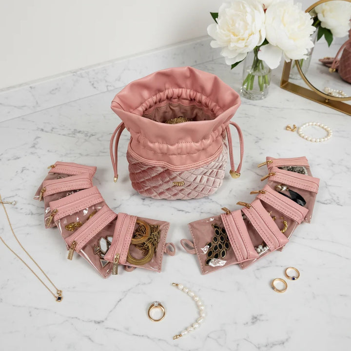 PurseN - Blush Velvet Ultra Jewelry Case [Pre-Order]