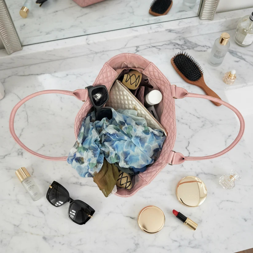 PurseN - Blush Velvet VIP Travel Tote [Pre-Order]