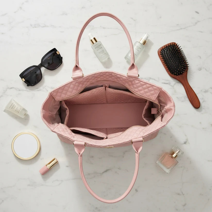 PurseN - Blush Velvet VIP Travel Tote [Pre-Order]