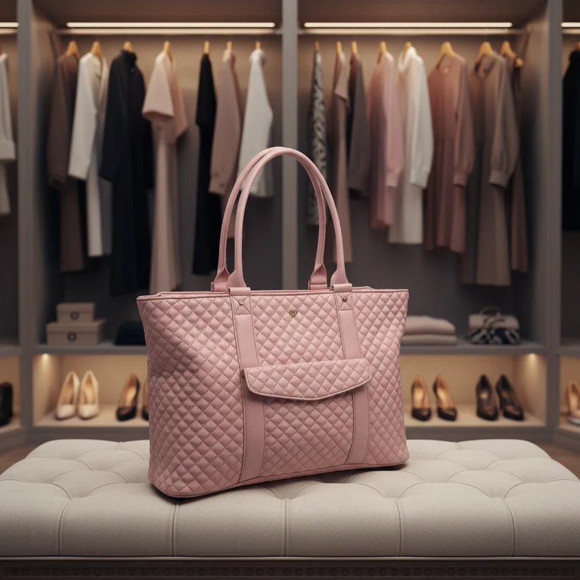 PurseN - Blush Velvet VIP Travel Tote [Pre-Order]