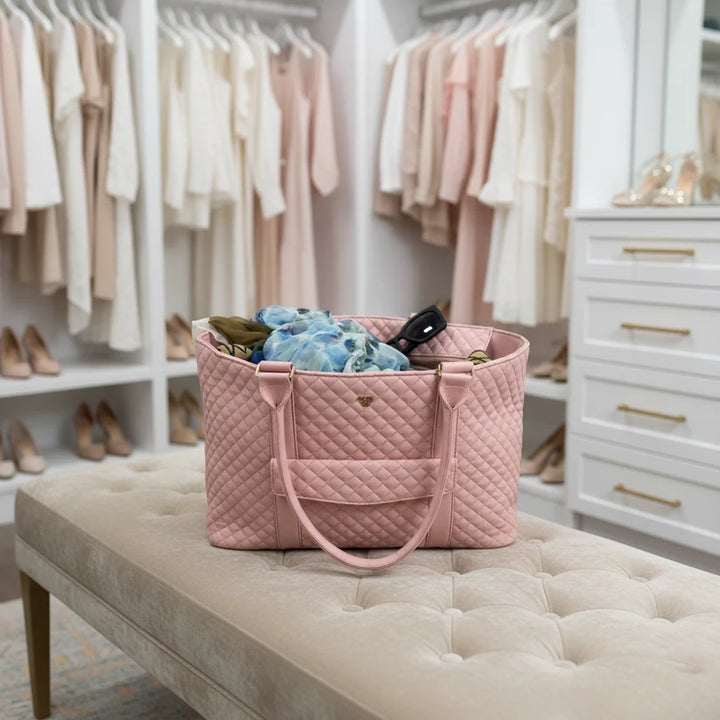 PurseN - Blush Velvet VIP Travel Tote [Pre-Order]