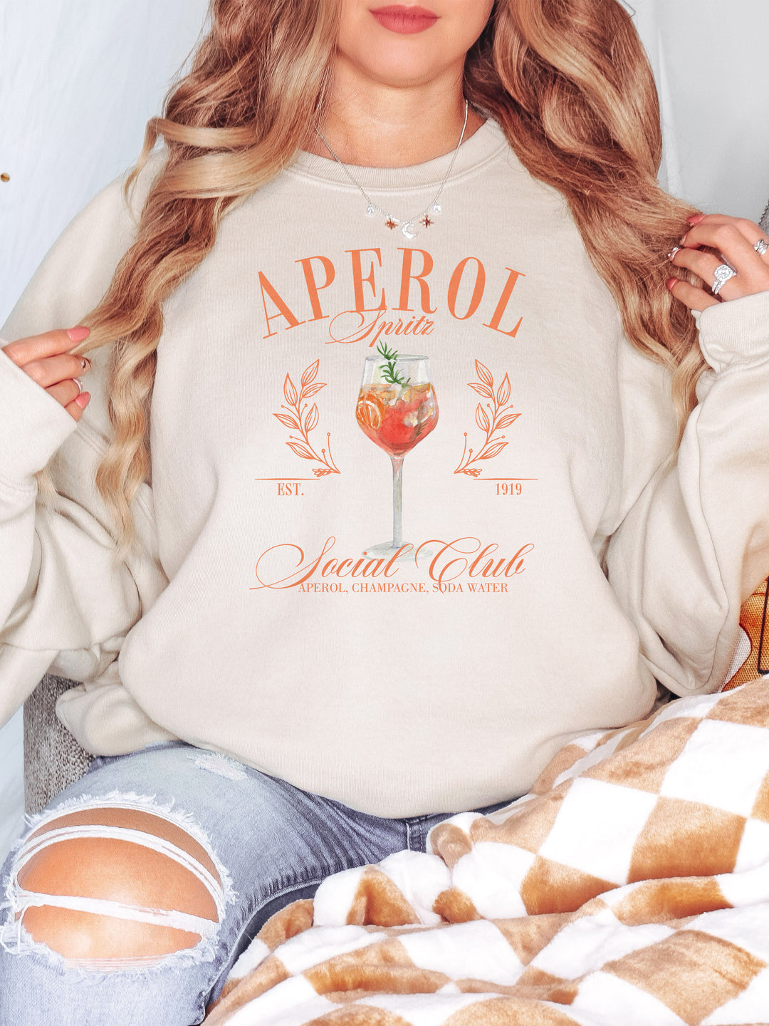 Glamfox - Aperol Special Club Graphic Sweater