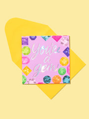 Taylor Elliot -  You're a Gem Card