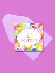 Taylor Elliot -  Toss the Confetti Card