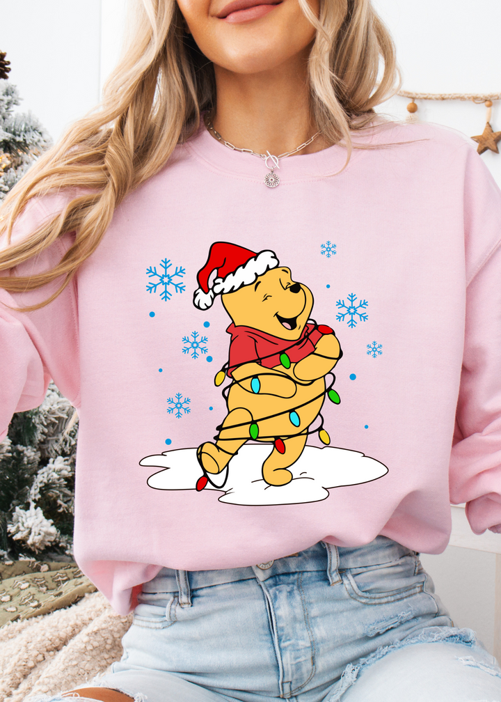 Glamfox  - Honey Bear Holiday Graphic Crewneck