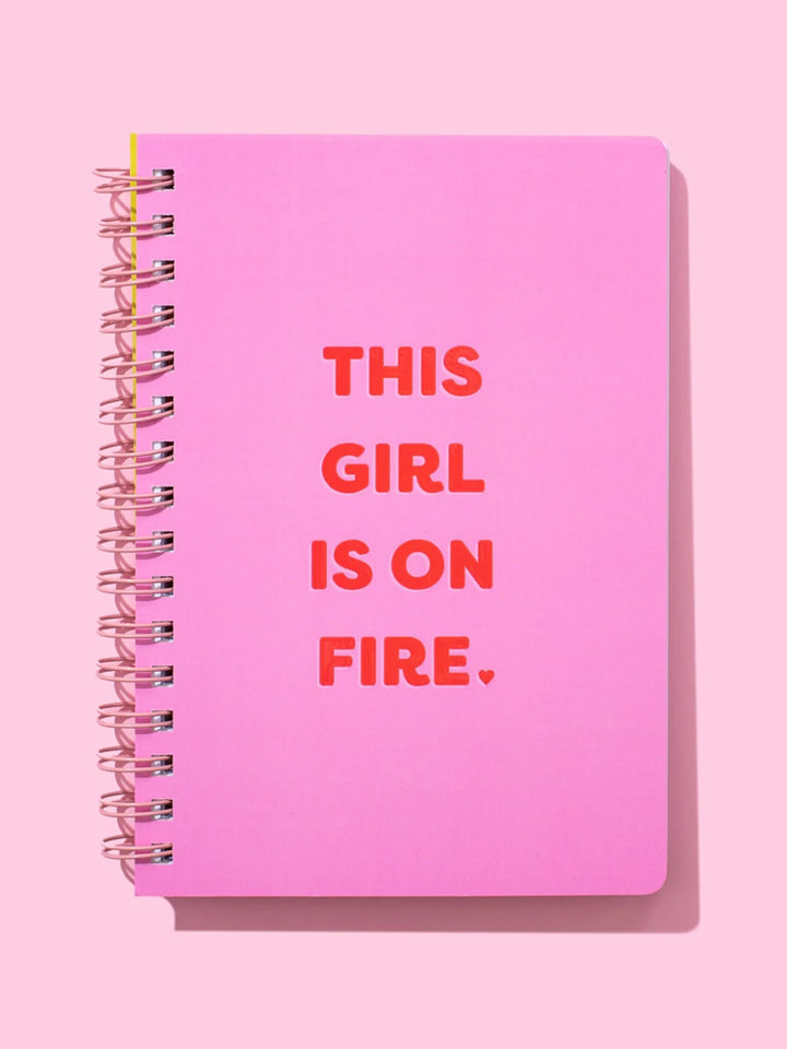 Taylor Elliot - This Girl Is On Fire Notebook